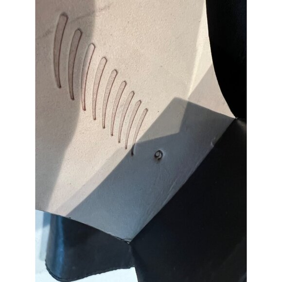 Paige Presley Pointed Toe High Heel Booties In Black Leather size 9 - Picture 8 of 8